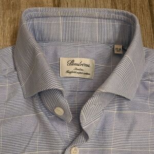 Men's Blue Checkered Shirt